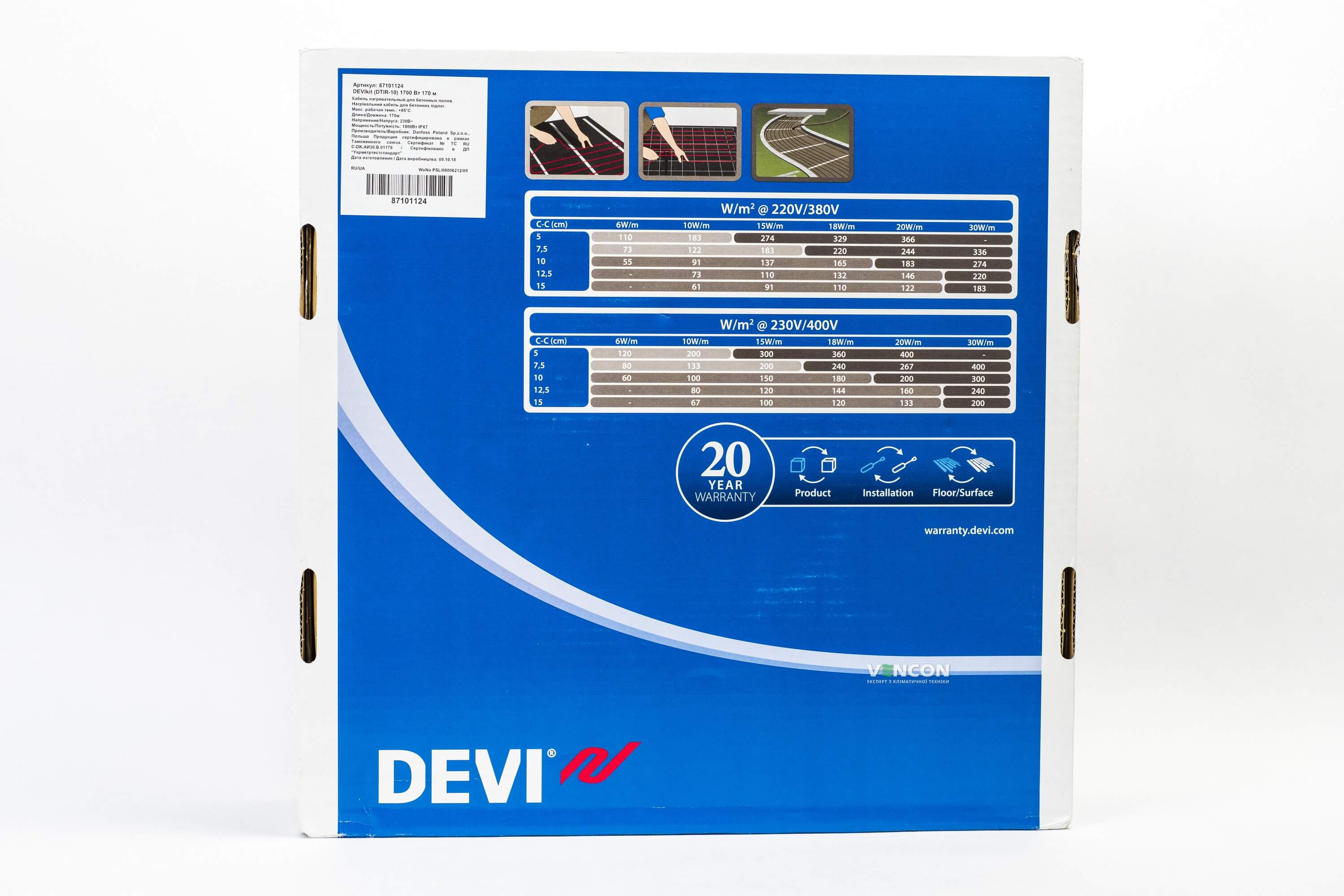в продаже Электрический теплый пол Devi DEVIFlex 18T 170м (140F1402) - фото 3