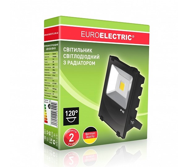 Прожектор Eurolamp LED COB 30W 6500K 3300Лм цена 0.00 грн - фотография 2