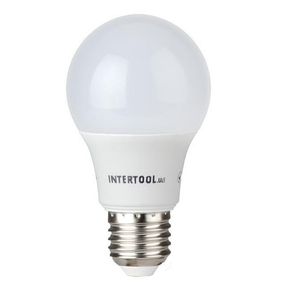 Цена светодиодная лампа мощностью 10 вт Intertool LL-0014 LED 10Вт, E27, 220В, в Киеве