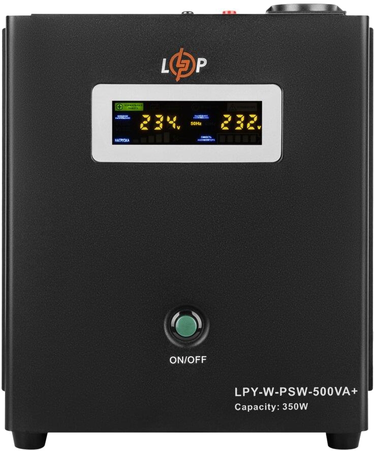 Источник бесперебойного питания LogicPower UPS12V LPY-W-PSW-500VA+(350Вт) 5A/10A (4142)
