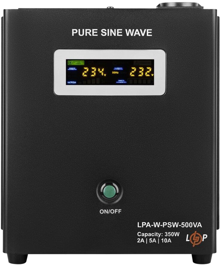 Источник бесперебойного питания LogicPower UPS12V LPA-W-PSW-500VA(350Вт) 2A/5A/10A (7145)